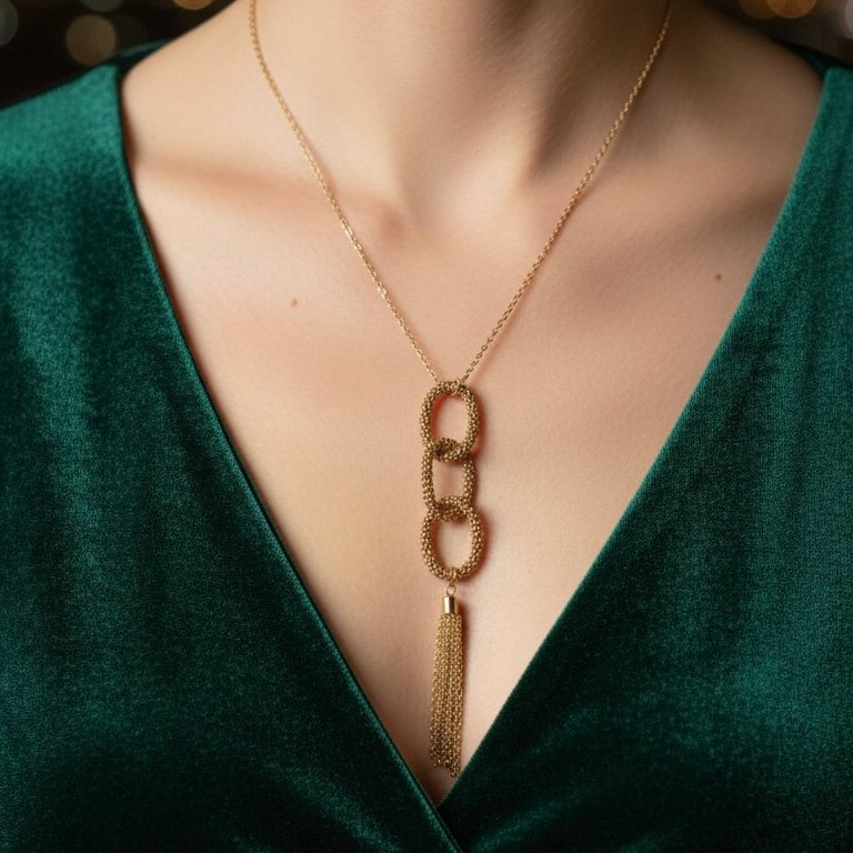 Кулон Золотой Триумф — Динамика и блеск 🏆