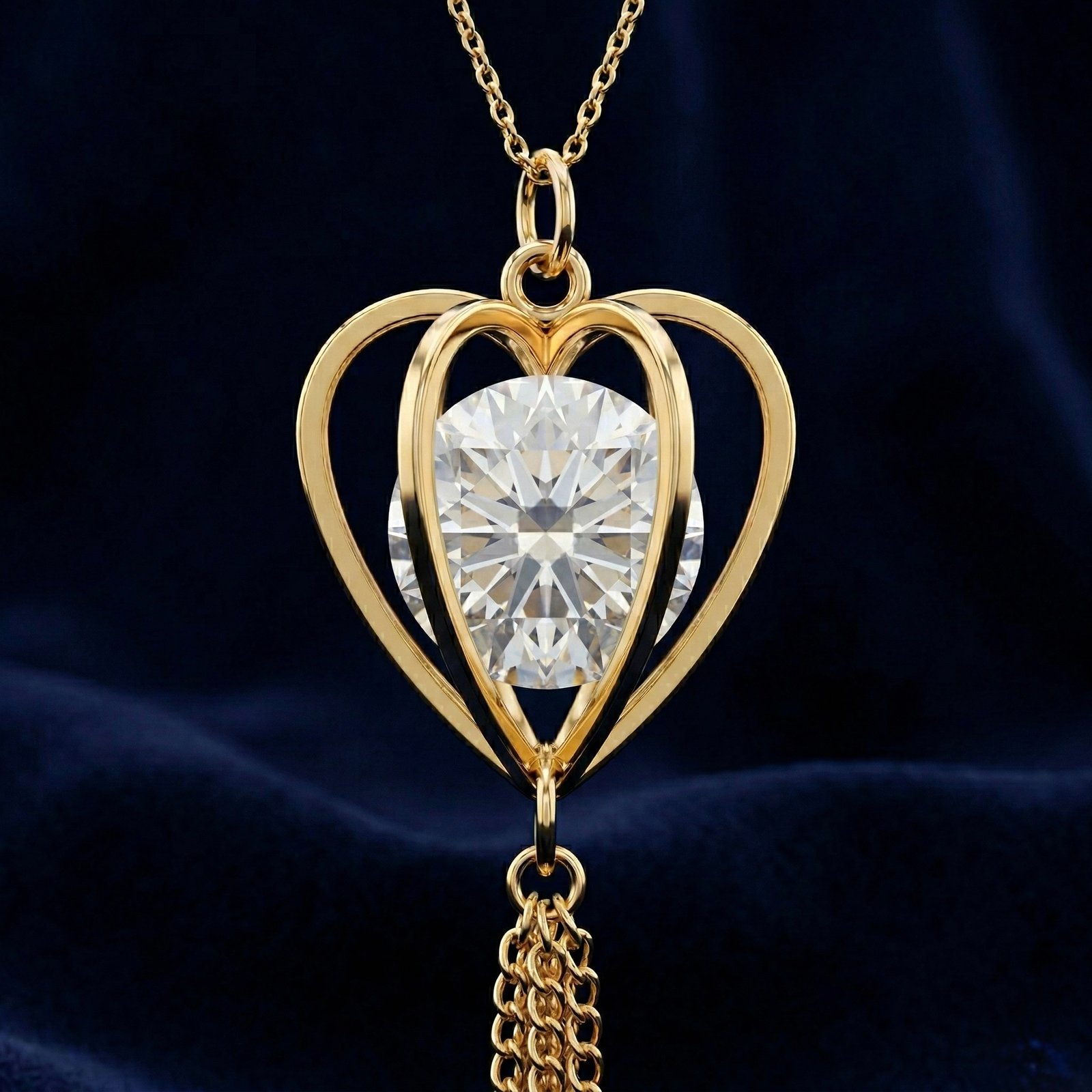 Кулон Сверкающая капля - элегантный минимализм💎